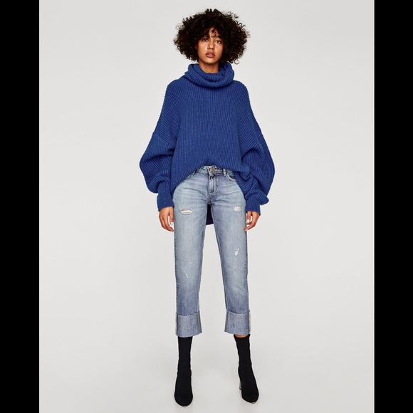 Zara Jeans Zara Cigarette Relaxed Fit Denim Jeans Poshmark